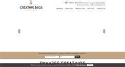 Desktop Screenshot of creatingbags.com